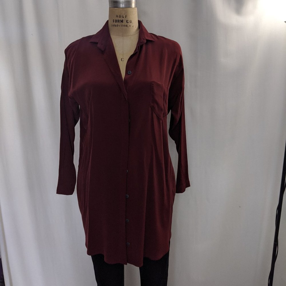Suzanne Rae 100% Silk Shirtdress